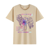 Basketball Sports T Shirt Short-Sleeved T-Shirt Men'S Trendy Loose Printed Half Sleeve Student