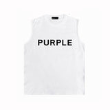 Purple Brand Tank T Shirts Sleeveless T-shirt Vest