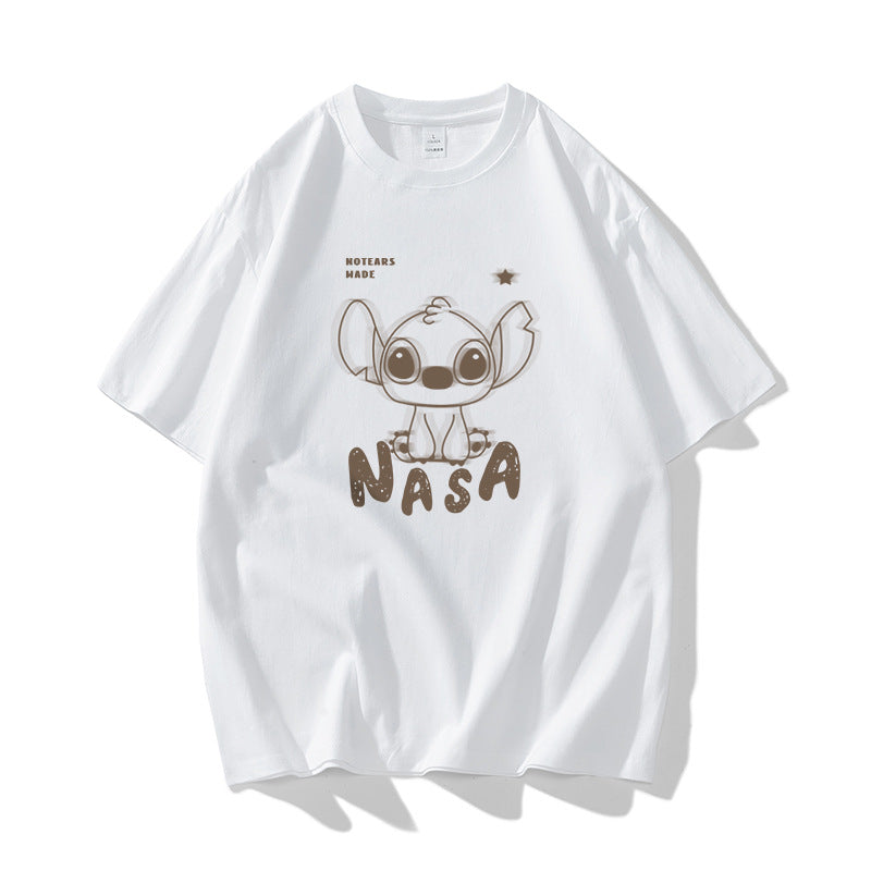 Nasa T Shirt Short Sleeve Men'S Trendy T-Shirt Summer Short Sleeve