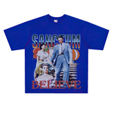Film Star T Shirt Movie Nostalgia Audrey Hepburn Rome Loose Retro Street T-shirt