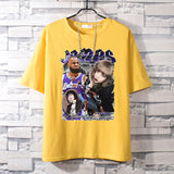 Basketball Sports T Shirt Loose Short-Sleeved T-Shirt Boys James Basketball Sports Half Sleeve