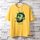 Basketball Sports T Shirt Summer Round Neck Cotton Short Sleeve T-Shirt Men'S Basketball Sports Loose