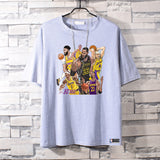 Basketball Sports T Shirt Summer Loose Short Sleeves T-Shirt Male Student Basketball Sports Lakers James