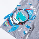 Boy Shorts Pants Dinosaur Cartoon Casual Cotton Boys' Cropped Pants Baby Shorts Korean Fashion