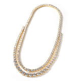 Chains Zircon Clavicle Chain Hip Hop Design Sense ins Royalty Spectrum