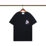 Casablanca T Shirts Crew Neck Loose Cotton Tee