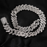 Chains Hip Hop T Square Zircon 18mm Necklace St. Valentine's Spectrum