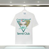 Casablanca T Shirts Fashion Casual Crew Neck Tee