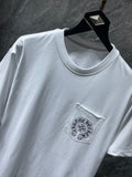 Chh Chrome Hearts T Shirts Rainbow gradual change Horseshoe Sanskrit Casual Short Sleeve T-Shirt