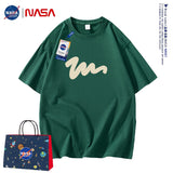 Nasa T Shirt Short-Sleeved T-Shirt Men'S Summer Loose