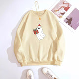 Ghost Christmas gift Sweatshirt fashion harajuku set style