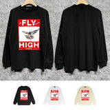 Purple Brand Long Sleeve T-Shirt Fashion Loose Long Sleeve Top