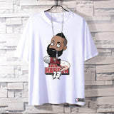 Basketball Sports T Shirt Nba Basketball Kobe James Curry Short Sleeve T-Shirt Male Student Loose