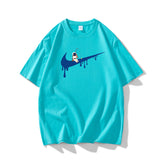 Nasa T Shirt Short-Sleeved T-Shirt Men'S Summer Casual Cotton Loose