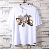 Basketball Sports T Shirt Basketball Sports Lakers Memorial Kobe Short Sleeve T-Shirt Male Students All-Match Loose