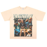 Film Star T Shirt Speed and Passion Pure Cotton Short Sleeve Loose T-shirt Men