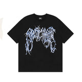 T-shirt dark high set ndy revenge thunder lightning logo