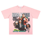 Film Star T Shirt Short Sleeve Retro American T-shirt Men and Women