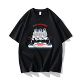 Nasa T Shirt Loose Men'S And Women'S Short-Sleeved Couple T-Shirt