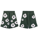 Denim Tears Shorts Puff Print Casual Shorts