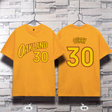 Basketball Sports T Shirt Curry 30 Thompson 11 Basketball Sports T-Shirt Student Loose Casual Breathable Short Sleeve Men