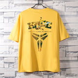 Basketball Sports T Shirt Nba Commemorative Kobe No. 24 Sweatshirt Student Short Sleeve T-Shirt Men'S Loose