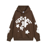 Sp5der Outfit:Hoodie/Sweatpants (Separate Purchase Options) Fleece-Lined Star Print