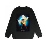 Purple Brand Long Sleeve T-Shirt Fashion Loose Long Sleeve Top