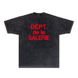 Gallery Dept T Shirts Tee Shirt Washed and Worn Short Sleeve T-shirt Blouse