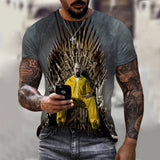 Heisenberg T Shirt Summer T-Shirt Deadly Poison Artist 3d Printed Round Neck Sports