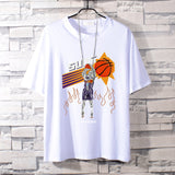 Basketball Sports T Shirt Short-Sleeved T-Shirt Men'S Lakers Kobe Loose Large Size Top Student