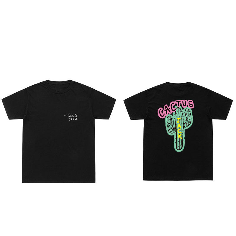 Summer New Cactus Jack T shirt Men Women High Quality Top