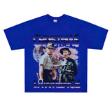 Film Star T Shirt Happy Christmas on the Battlefield Loose Retro Street Cotton T-shirt