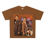 Film Star T Shirt Movie the Killer Derivative Short Sleeves Retro American Street T-shirt Men and Women
