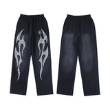 Mens trendy Hoodie & Pants Wash Water Make Old Hoodies Sweater Trousers