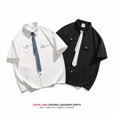 Men's Shirt Short-Sleeved Shirt Men's Loose All-Match Casual