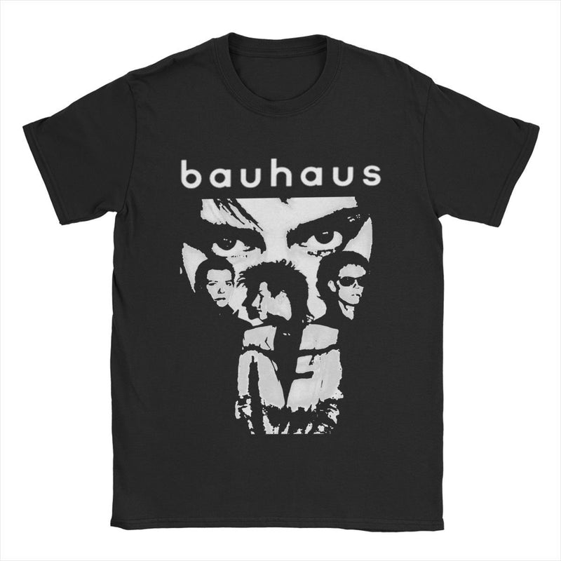 Men T-Shirt Bauhaus Funny Cotton Tee Shirt Short Sleeve