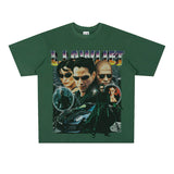 Film Star T Shirt Personalized Cotton Short Sleeve Loose American Retro Design T-shirt