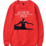Men's and women's printed alphabet sweater