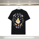 Casablanca T Shirts Loose Short Sleeve T-Shirt