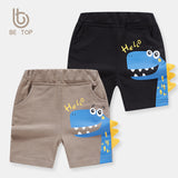 Boy Shorts Children Summer Pirate Shorts Boys Cartoon Dinosaur Kid Shorts Boys Pants