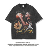 Nba T Shirt Nba Warriors Curry Basketball Star Printed Short Sleeve T-shirt