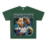 Film Star T Shirt Shawshank's Redemption Street Style Short Sleeve Loose Retro American T-shirt Men