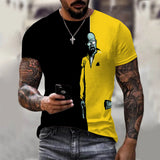 Heisenberg T Shirt T-Shirt Deadly Poison Artist Printed Round Neck Short Sleeve Sports