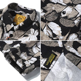 Men Shirts Loose Printed Shirt Men's Summer Shirt Coat