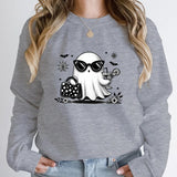Halloween Ghost Print Pullover For Women New Hoodies