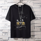 Basketball Sports T Shirt Basketball Sports Kobe James Loose-Fitting Pure Cotton Short Sleeves T-Shirt