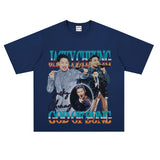 Film Star T Shirt Hong Kong God of Song Zhang Xueyou Printed Loose Street T-shirt