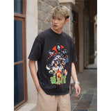 Film Star T Shirt Loose Nostalgic Short Sleeve American Retro Trendy T-shirt Men and Women
