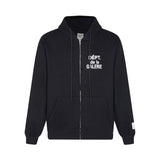 Gallery Dept Hoodie Alphabet Slogan Cardigan Hooded Sweater